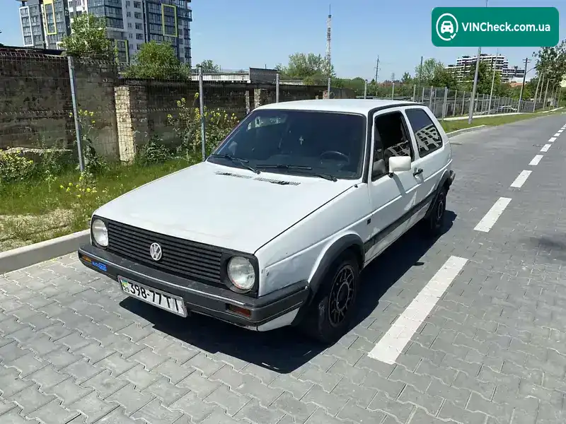Volkswagen Golf 1987, фото з оголошення 2 з 12, VIN WVWZZZ19ZHW911973