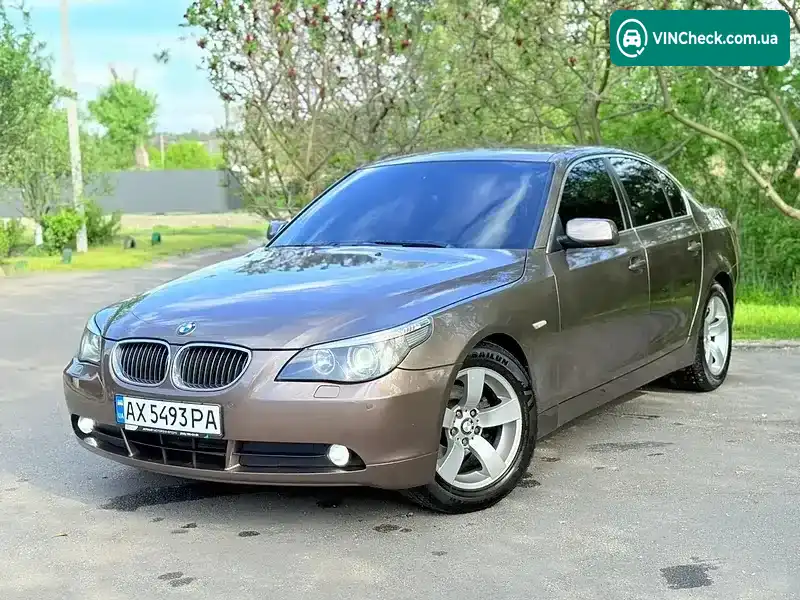 BMW 5 Series 2006, фото з оголошення 1 з 21, VIN WBANE31020B952538