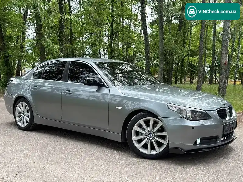 BMW 5 Series 2006, фото з оголошення 2 з 21, VIN WBANE31000B952537