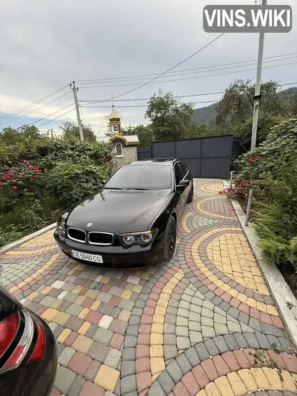 BMW 7 Series 2002, фото з оголошення 1 з 6, VIN WBAGM21000DR47557