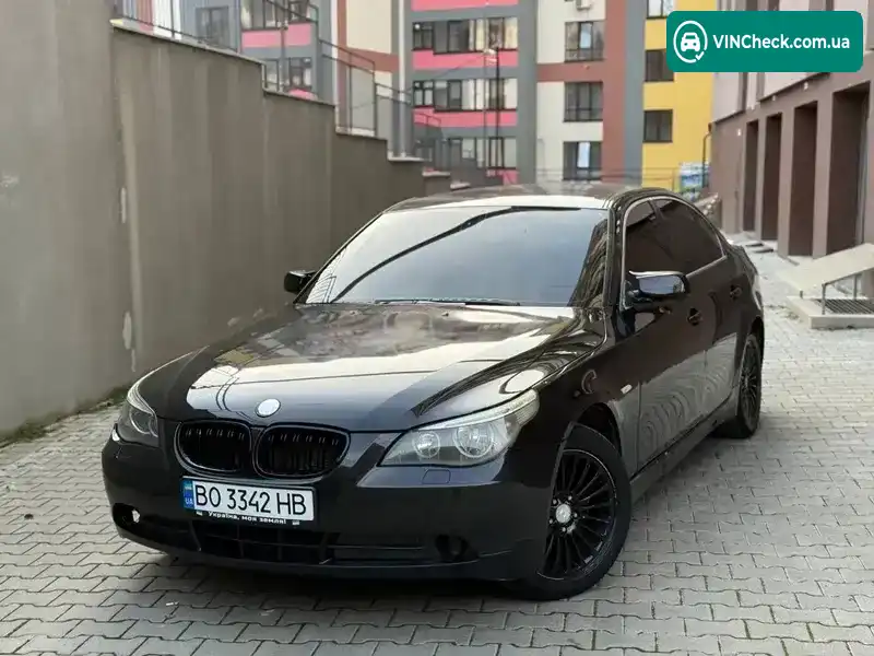 BMW 5 Series 2005, фото з оголошення 1 з 15, VIN WBANE51060B978071