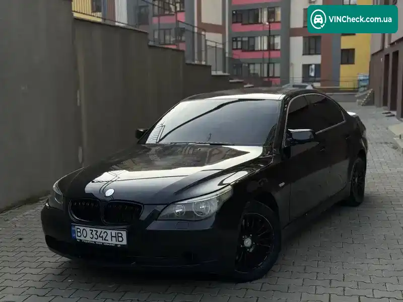BMW 5 Series 2005, фото з оголошення 2 з 15, VIN WBANE51060B978071