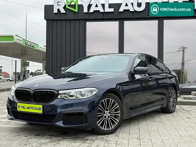BMW 5 Series 2018, фото з оголошення 1 з 20, VIN WBAJA7C56KG910261