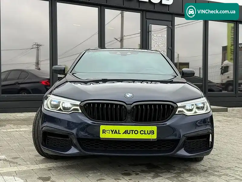 BMW 5 Series 2018, фото з оголошення 2 з 20, VIN WBAJA7C56KG910261
