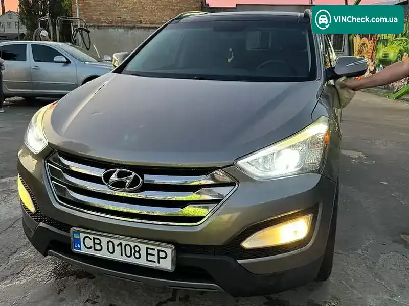 Hyundai Santa FE 2014, фото з оголошення 1 з 10, VIN 5XYZUDLB5EG208456