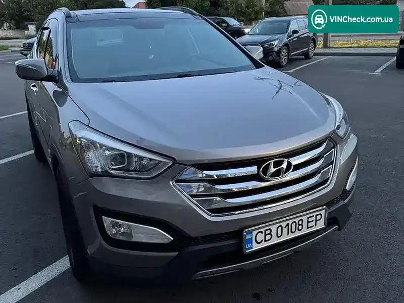 Hyundai Santa FE 2014, фото з оголошення 2 з 10, VIN 5XYZUDLB5EG208456