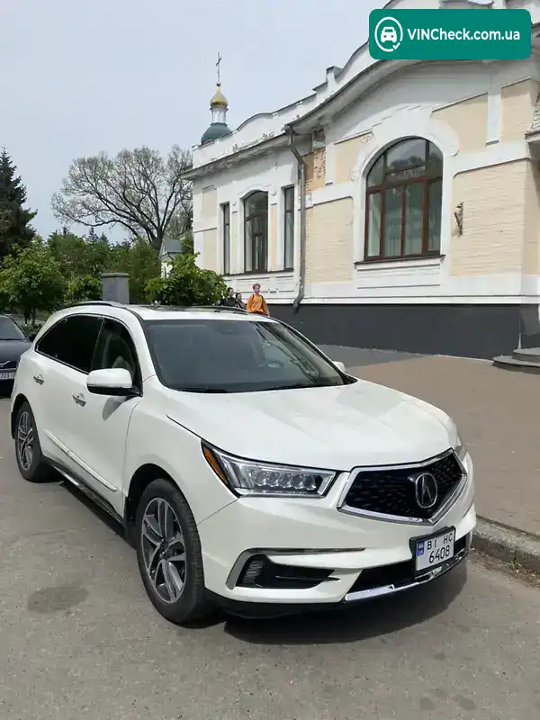 Acura MDX 2017, фото з оголошення 1 з 8, VIN 5FRYD3H85HB014314