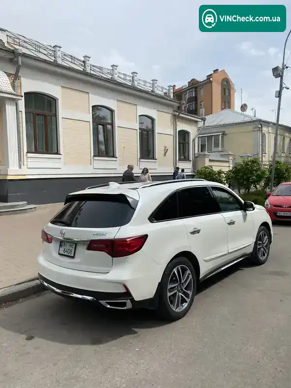 Acura MDX 2017, фото з оголошення 2 з 8, VIN 5FRYD3H85HB014314