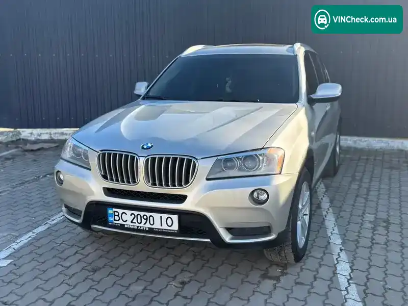 BMW X3 2012, фото з оголошення 1 з 21, VIN 5UXWX5C52CL727457