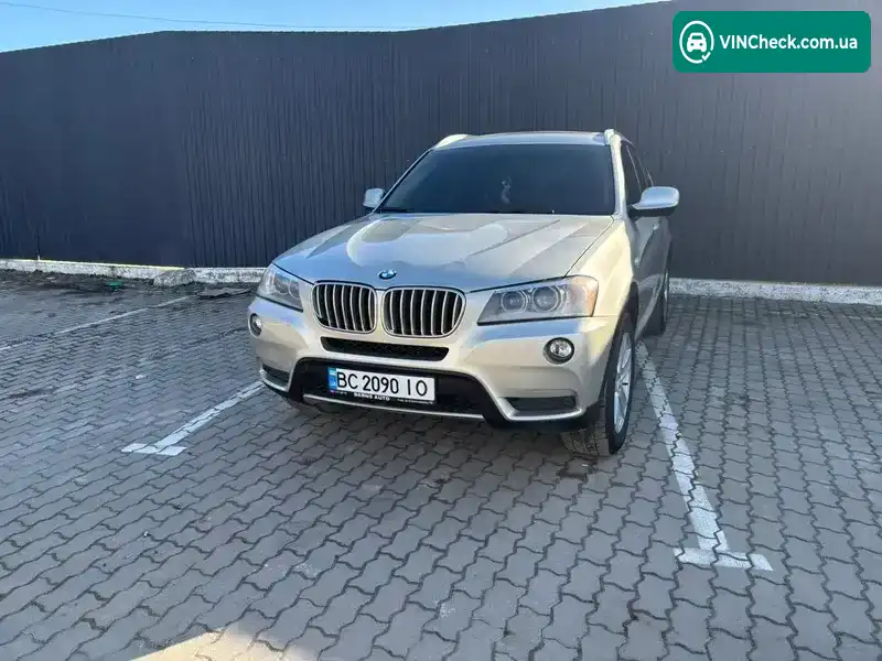 BMW X3 2012, фото з оголошення 2 з 21, VIN 5UXWX5C52CL727457