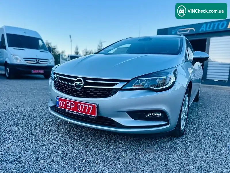 Opel Astra 2016, фото з оголошення 1 з 12, VIN W0LBD8EK3G8116065