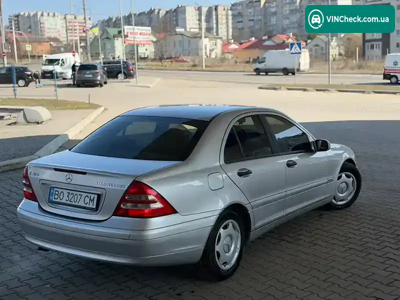 Mercedes-Benz C-Class 2002, фото з оголошення 2 з 21, VIN WDB2030461F373513