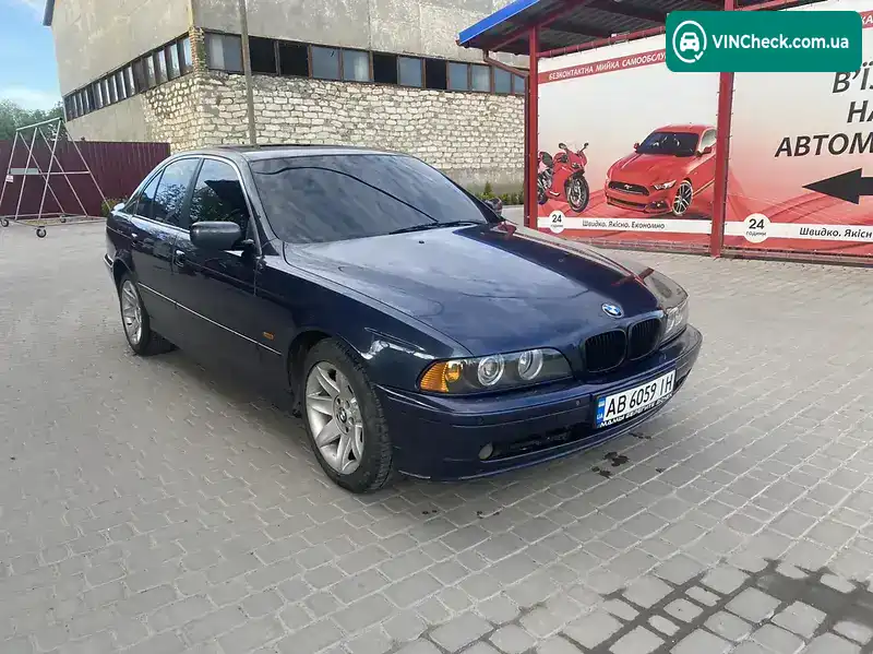 BMW 5 Series 2002, фото з оголошення 1 з 20, VIN WBADL81010GX59458