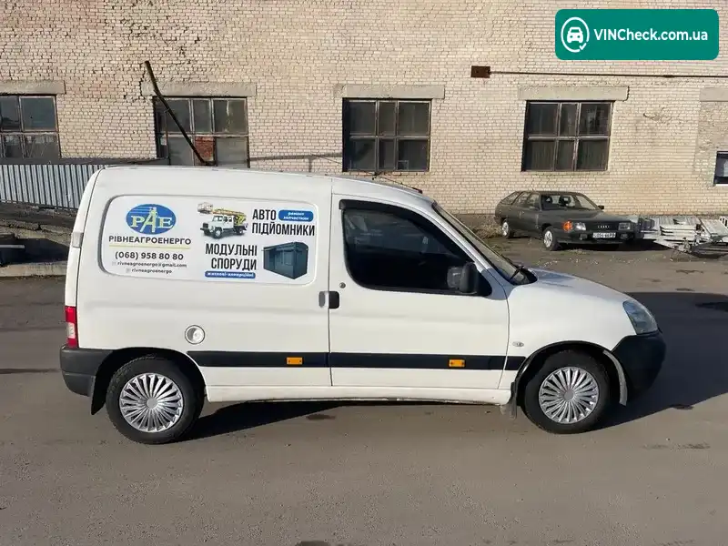 Peugeot Partner 2007, фото з оголошення 2 з 20, VIN VF3GBWJYB96230609