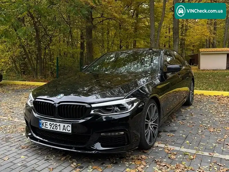 BMW 5 Series 2018, фото з оголошення 1 з 20, VIN WBAJE5C56JWA95706