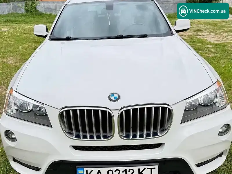 BMW X3 2012, фото з оголошення 1 з 21, VIN 5UXWX9C59D0D01780
