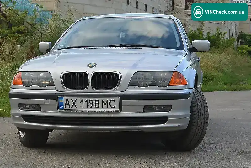 BMW 3 Series 2001, фото з оголошення 1 з 11, VIN WBAAL11040AX37841