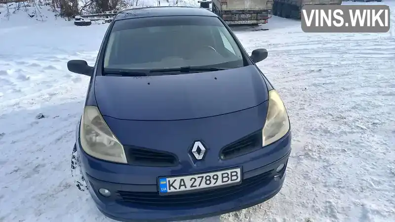 Renault Clio 2007, фото з оголошення 1 з 12, VIN VF1BR1JBH38765775