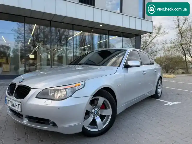 BMW 5 Series 2006, фото з оголошення 2 з 21, VIN WBANE31010B958282