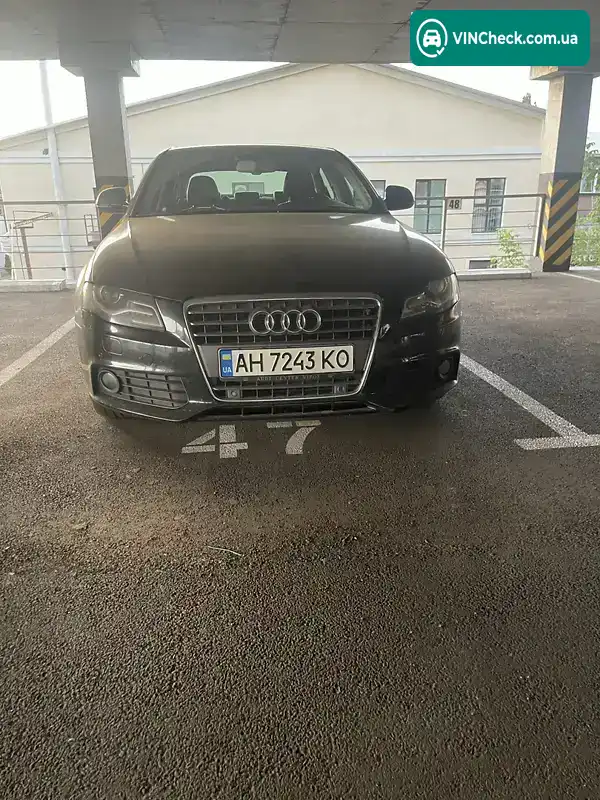 Audi A4 2009, фото з оголошення 1 з 4, VIN WAUZZZ8K99A202606