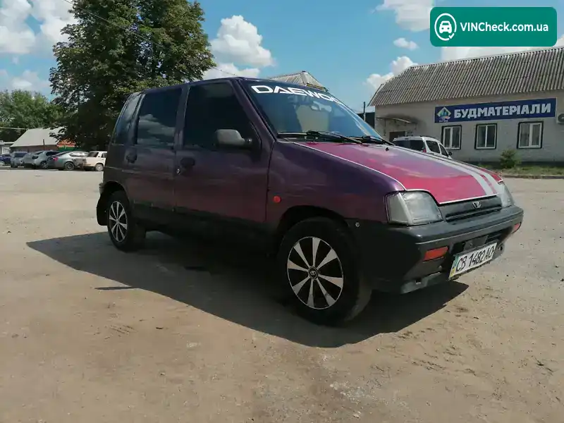 Daewoo Tico 1998, фото з оголошення 2 з 20, VIN KLY3S11BDVC406140