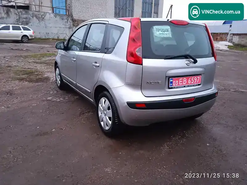 Nissan Note 2006, фото з оголошення 2 з 10, VIN SJNFAAE11U1085308