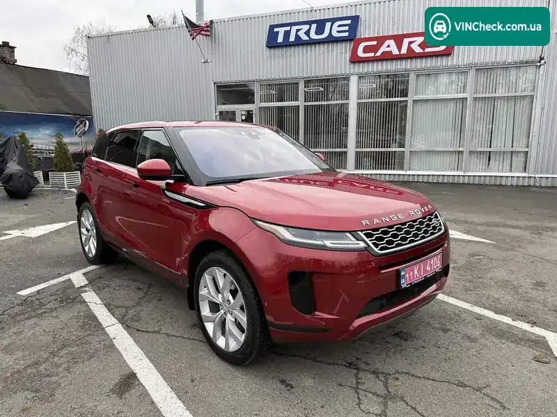 Land Rover Range Rover Evoque 2020, фото з оголошення 1 з 20, VIN SALZP2FX0LH115568