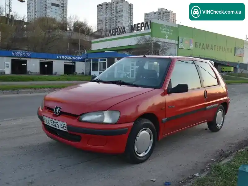 Peugeot 106 1998, фото з оголошення 1 з 17, VIN VF31CCDZE52133188