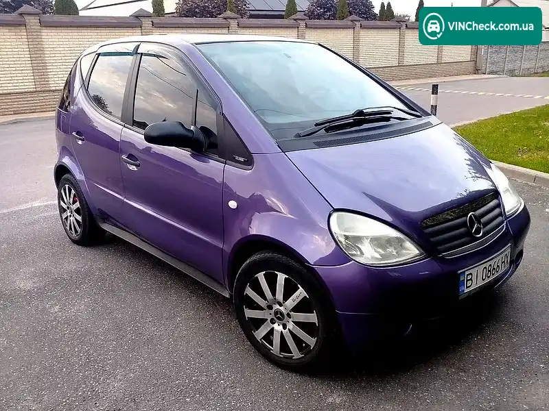Mercedes-Benz A-Class 1999, фото з оголошення 1 з 20, VIN WDB1680331J322547
