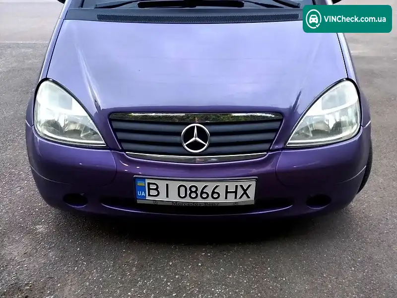 Mercedes-Benz A-Class 1999, фото з оголошення 2 з 20, VIN WDB1680331J322547