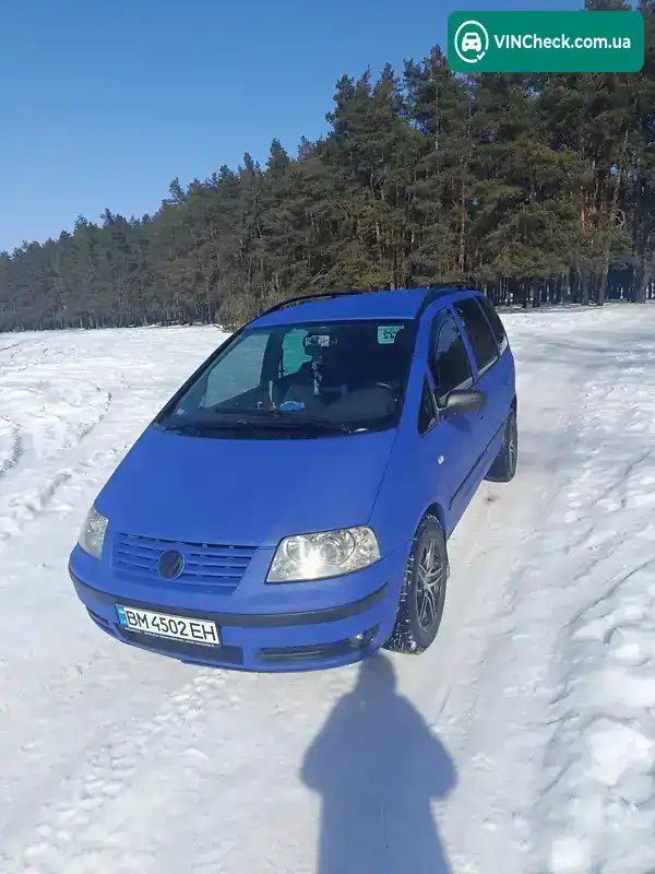 Volkswagen Sharan 2001, фото з оголошення 2 з 19, VIN WVWZZZ7MZ1V033233