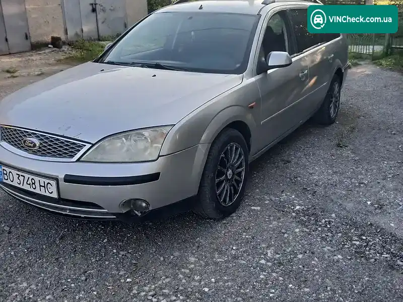 Ford Mondeo 2002, фото з оголошення 2 з 20, VIN WF0WXXGBBW2S29556