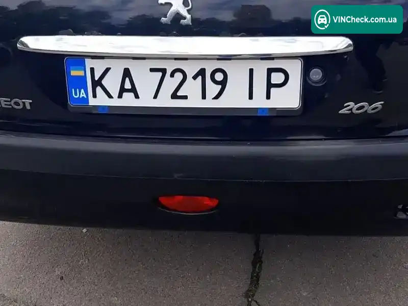 Peugeot 206 2007, фото з оголошення 1 з 4, VIN VF32BKFWA72780361