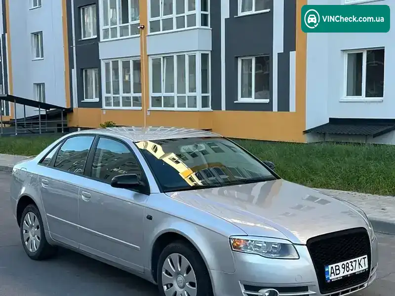 Audi A4 2007, фото з оголошення 2 з 14, VIN WAUZZZ8E87A281161