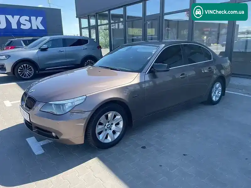 BMW 5 Series 2005, фото з оголошення 1 з 21, VIN WBANE31070B950266