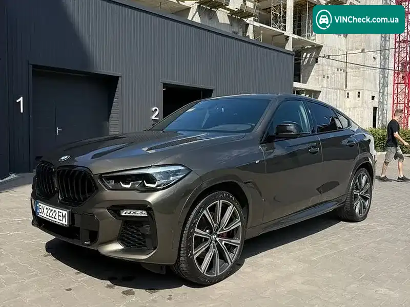 BMW X6 2021, фото з оголошення 1 з 20, VIN WBAGT210509F76758