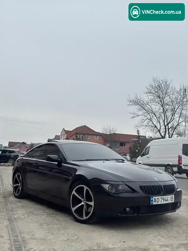 BMW 6 Series 2006, фото з оголошення 1 з 11, VIN WBAEH31010B703008