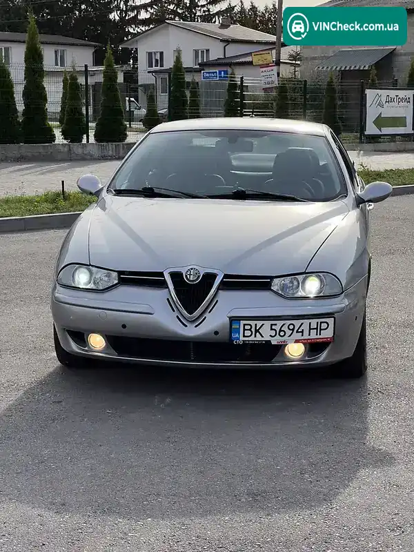 Alfa Romeo 156 2002, фото з оголошення 2 з 20, VIN ZAR93200000212566