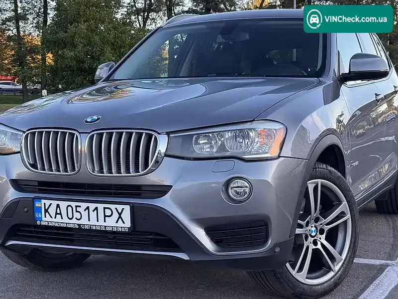 BMW X3 2017, фото з оголошення 1 з 20, VIN 5UXWX9C38H0W67747