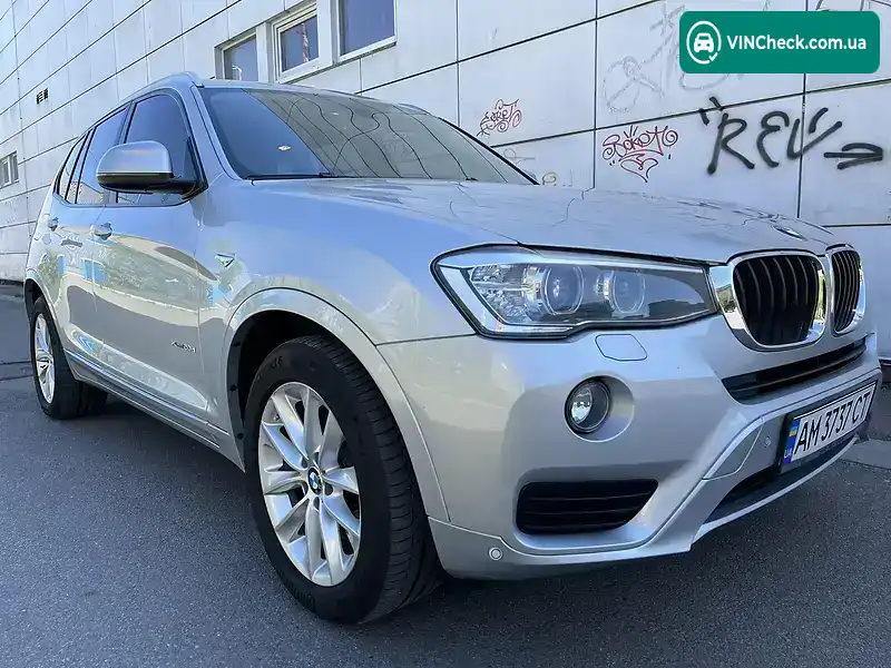 BMW X3 2014, фото з оголошення 2 з 20, VIN WBAWZ510300L00771