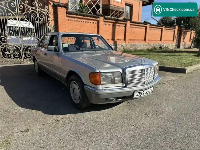 Mercedes-Benz S-Class 1987, фото з оголошення 1 з 12, VIN WDB1260201A270191