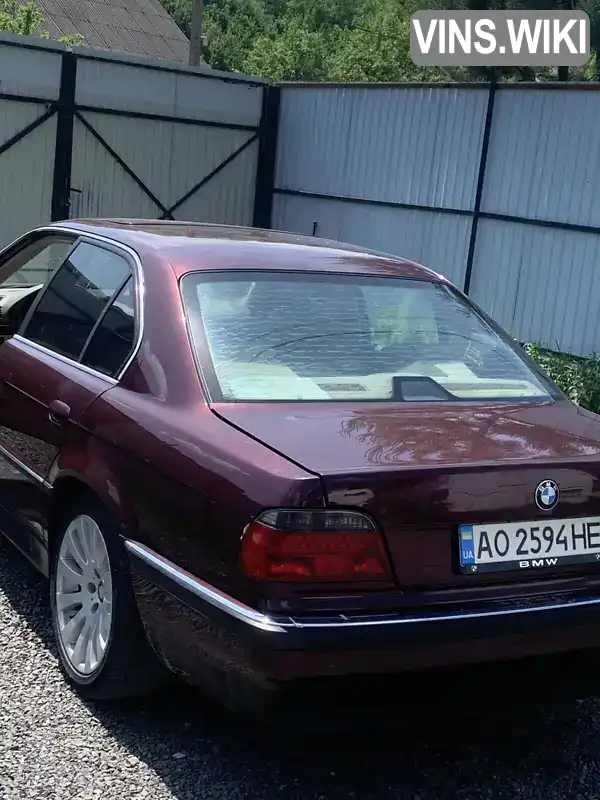 BMW 7 Series 1998, фото з оголошення 1 з 13, VIN WBAGE01060DH86023