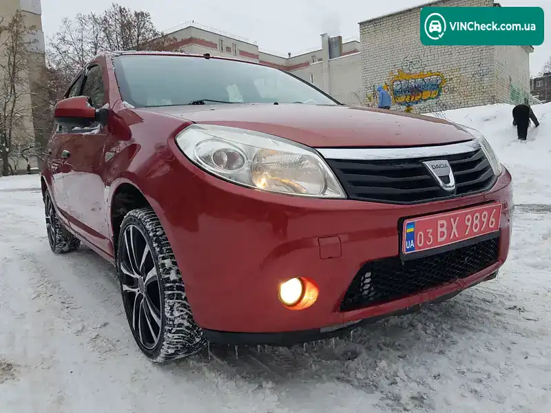 Dacia Sandero 2011, фото з оголошення 1 з 20, VIN UU1BSDBHH42725106