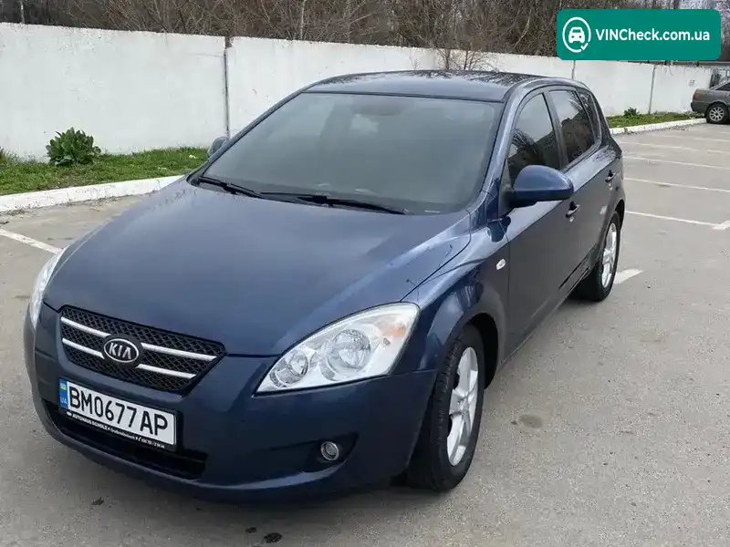 Kia Ceed 2007, фото з оголошення 2 з 15, VIN U5YFF24327L054006