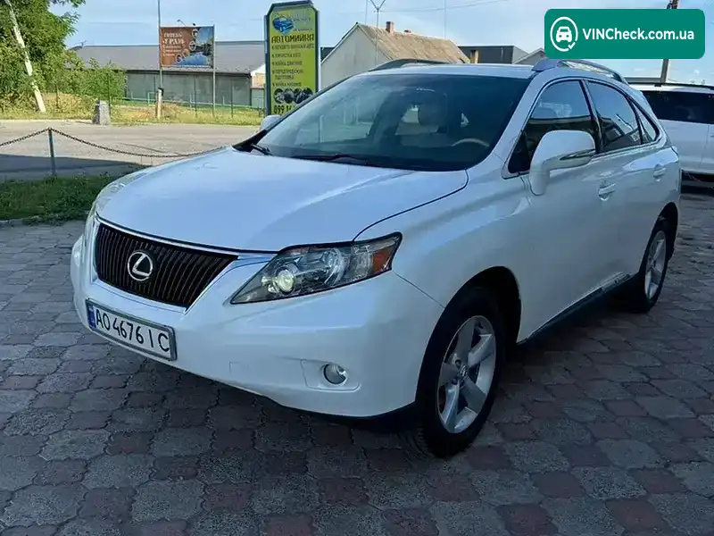 Lexus RX 2011, фото з оголошення 1 з 20, VIN 2T2BK1BA8BC092901