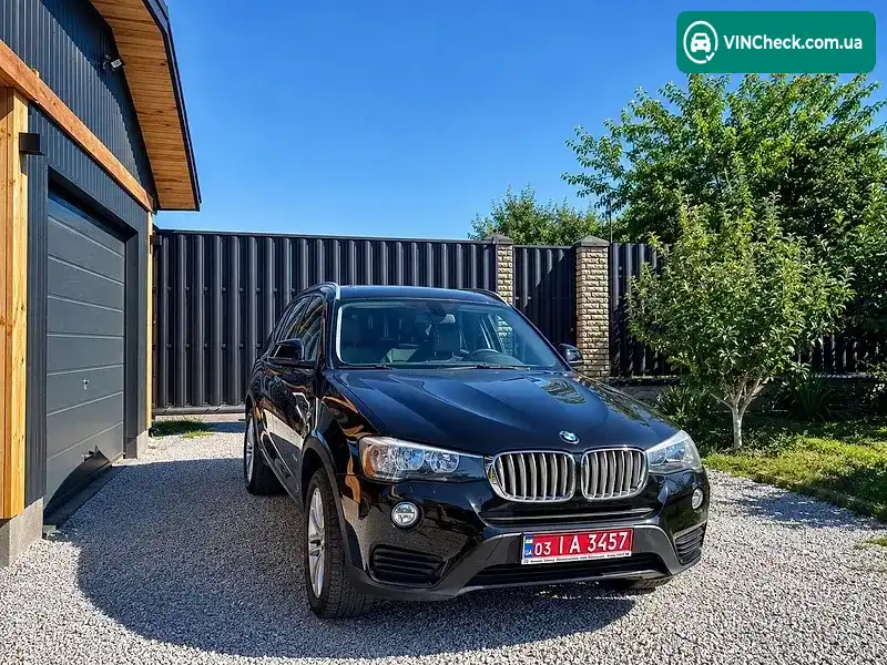 BMW X3 2017, фото з оголошення 1 з 20, VIN 5UXWX9C3XH0T25278