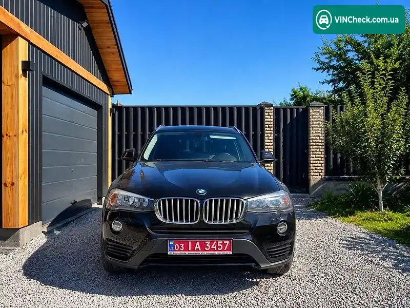 BMW X3 2017, фото з оголошення 2 з 20, VIN 5UXWX9C3XH0T25278