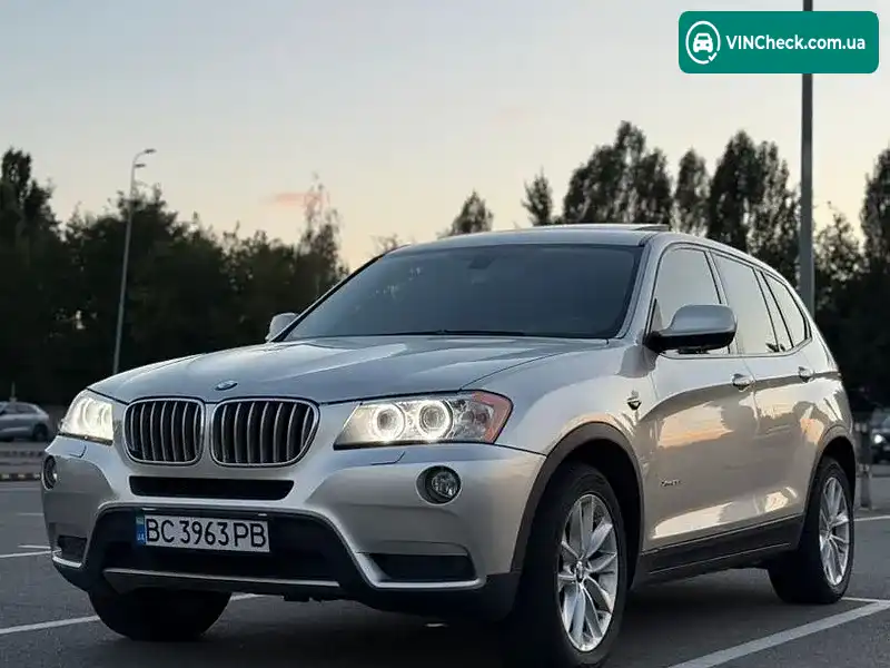 BMW X3 2012, фото з оголошення 1 з 11, VIN 5UXWX9C51D0A16233
