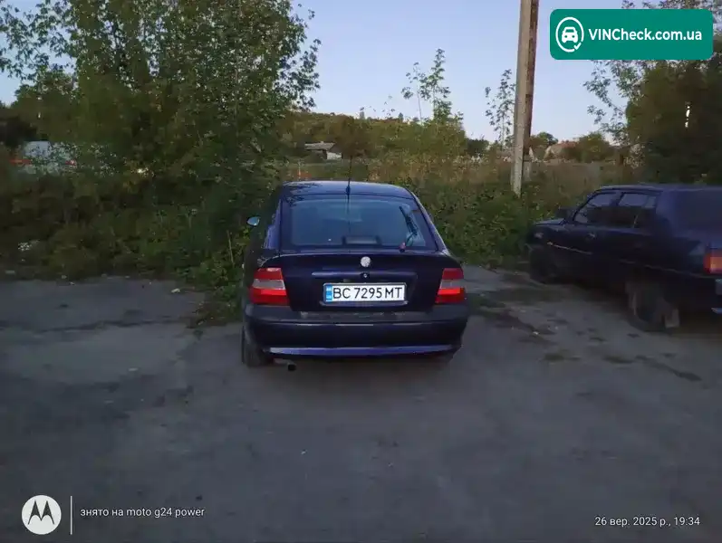 Vauxhall Vectra 1998, фото з оголошення 2 з 4, VIN W0L0JBF68W7109203