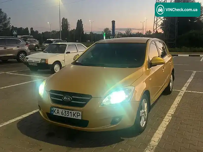 Kia Ceed 2008, фото з оголошення 2 з 20, VIN U5YFF24228L110652